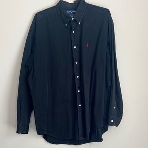 Ralph Lauren Blake Men's XL Black Button-Down Shirt